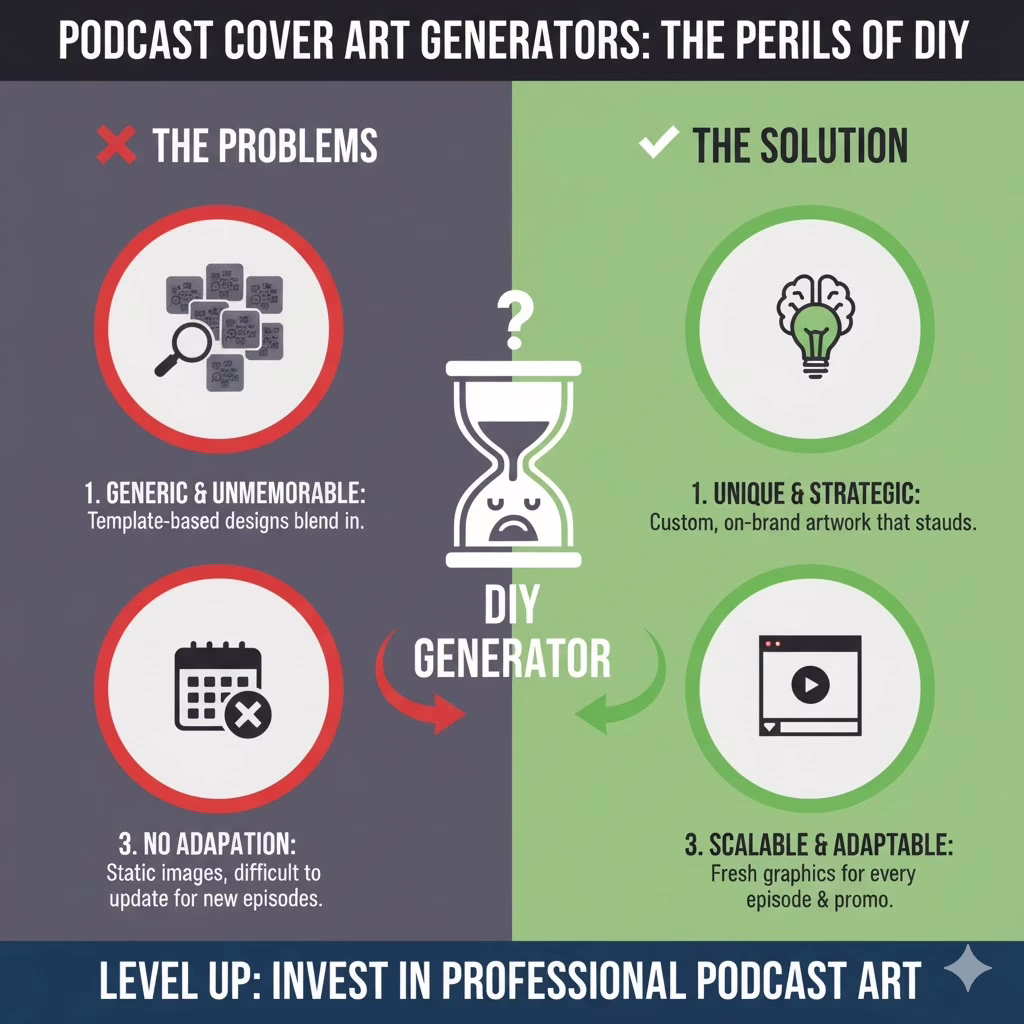 Unlimited Podcast Cover Art Service